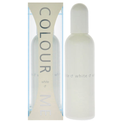 Colour Me White by Milton Lloyd for Men - Refreshing 3 oz Eau de Parfum Spray