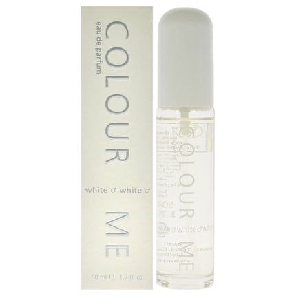Buy Colour Me White by Milton Lloyd EDP Spray for Men - 1.7 oz