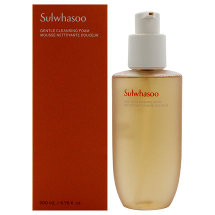 Sulwhasoo Gentle Cleansing Foam for Women - Luxurious 6.76 oz Cleanser