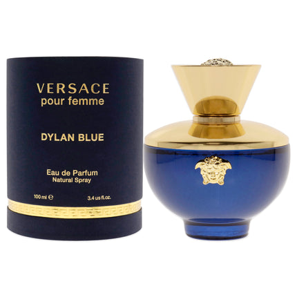 Versace Dylan Blue for Women EDP Spray - 3.4 oz - Long Lasting Fragrance