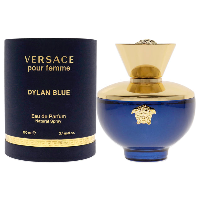Versace Dylan Blue for Women EDP Spray - 3.4 oz - Long Lasting Fragrance