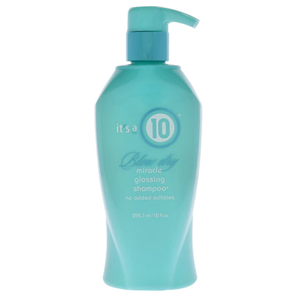 Miracle Blow Dry Glossing Shampoo by Its A 10 - 10 oz Shampoo for Unisex