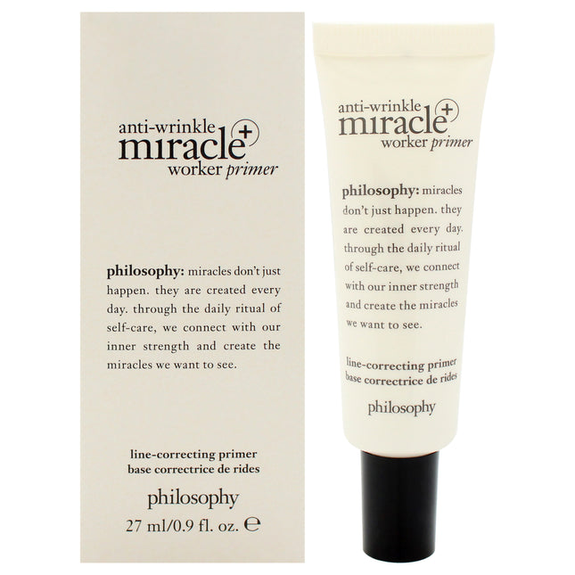 Philosophy Anti-Wrinkle Miracle Worker Primer Plus Line-Correcting for Women - 0.9 oz Primer