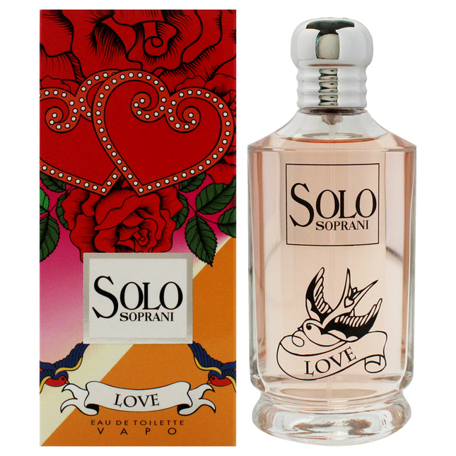 Solo Soprani Love by Luciano Soprani for Women - 3.3 oz EDT Spray: A Romantic Fragrance for Her