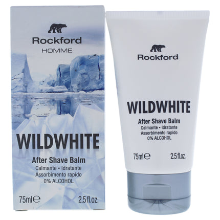 Rockford for Men Homme Wildwhite After shave Balm - Soothing 2.5 oz After shave Balm