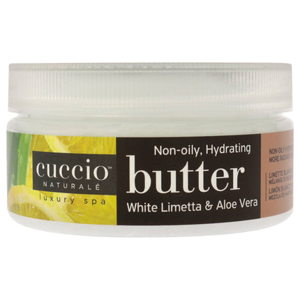 Cuccio Naturale Butter Blend - White Limetta and Aloe Vera Body Lotion for Unisex - 8 oz