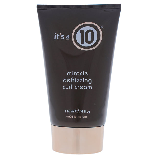 It's A 10 Miracle Defrizzing Curl Cream for Unisex - 4 oz Cream, Smoothing and Hydrating Formula