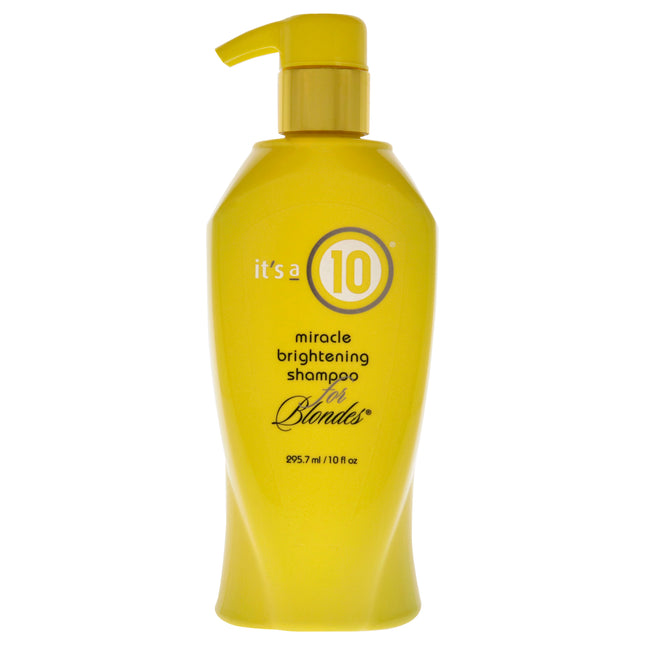 Miracle Brightening Shampoo For Blondes by Its A 10 - 10 oz Unisex Shampoo for Bright, Beautiful Hair