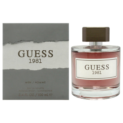 Guess 1981 by Guess for Men - 3.4 oz EDT Spray | Long Lasting Fragrance for Him