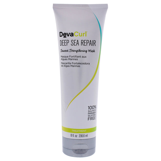 Deep Sea Repair Seaweed Strengthening Mask by DevaCurl - 8 oz Unisex Mask for Deep Hair Repair and Strengthening