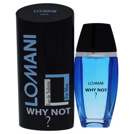 Lomani Why Not by Lomani for Men - 3.3 oz EDT Spray | Best Deals on Men's Fragrance