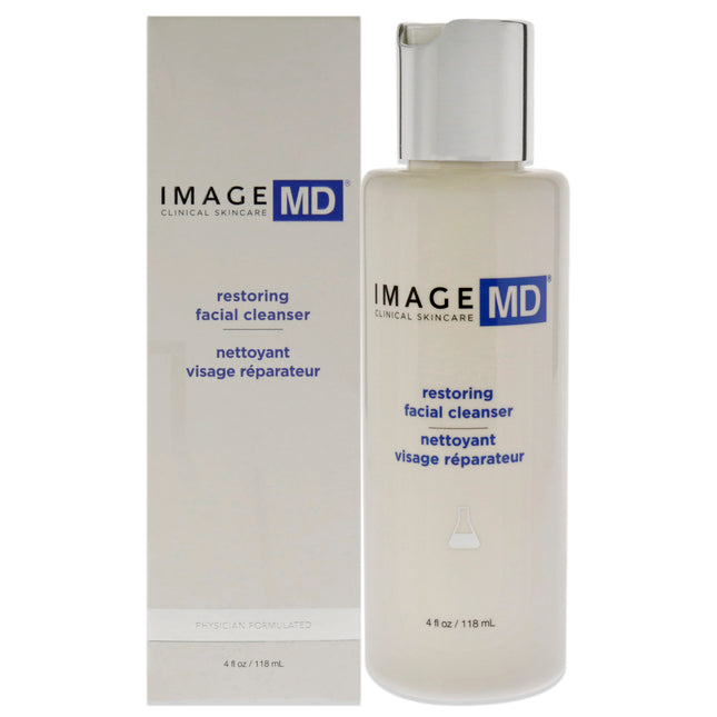 MD Restoring Facial Cleanser by Image for Unisex - 4 oz Cleanser | Gentle Face Wash for Radiant Skin