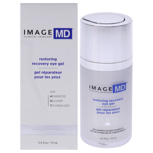 MD Restoring Recovery Eye Gel with ADT Technology by Image for Unisex - 0.5 oz Gel - Targeting Fine Lines and Dark Circles