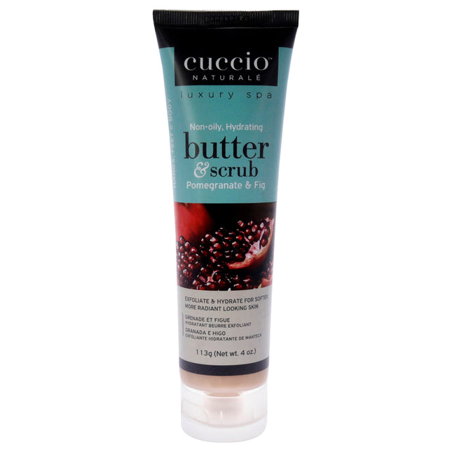 Cuccio Naturale Pomegranate and Fig Butter and Scrub for Unisex - 4 oz Scrub