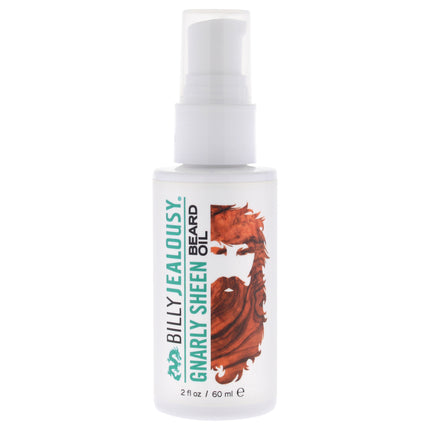 Gnarly Sheen Beard Oil by Billy Jealousy for Men - 2 oz - Hydrating Beard Oil