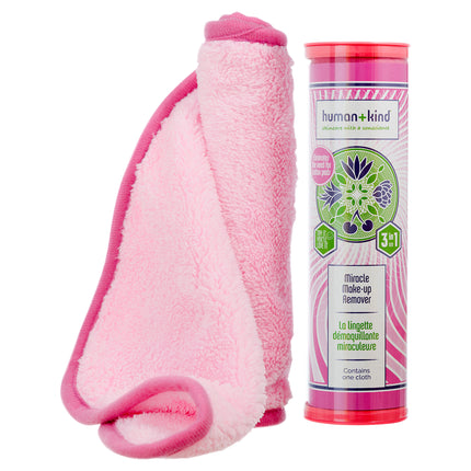Human+Kind Miracle Make-Up Remover Super Soft Cloth - Gentle Unisex Makeup Remover Cloth