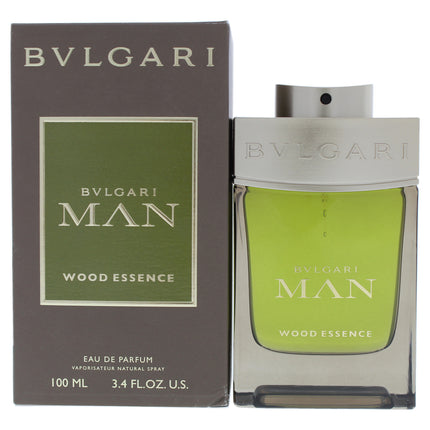 Bvlgari Man Wood Essence by Bvlgari for Men - 3.4 oz EDP Spray, Natural and Earthy Fragrance