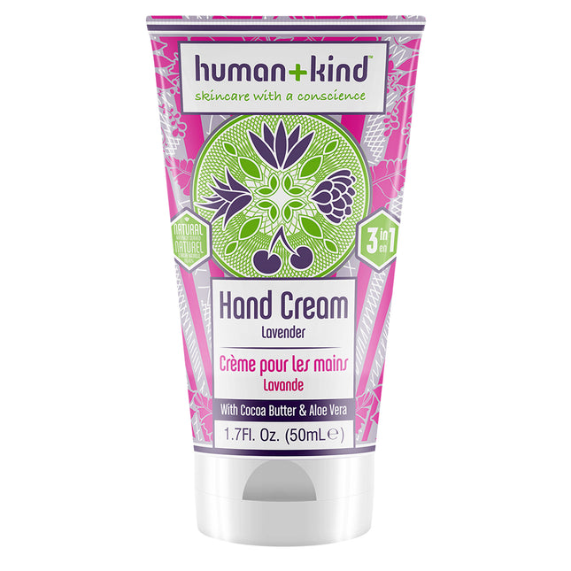 Natural Lavender Hand Cream by Human+Kind - 1.7 oz Cream for Unisex