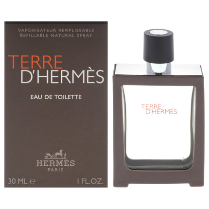 Hermes Terre D'hermes Men's 1 oz EDT Spray - Refillable Bottle