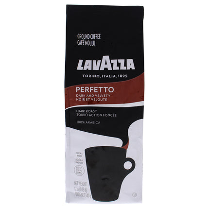 Lavazza Perfetto Espresso Roast Ground Coffee - 12 oz Coffee for both Men and Women