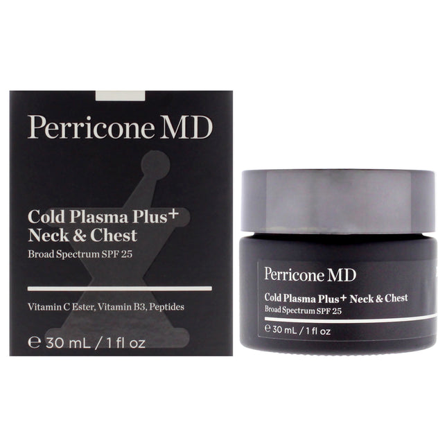 Perricone MD Cold Plasma Plus Neck and Chest SPF 25 Moisturizer for Unisex - 1 oz