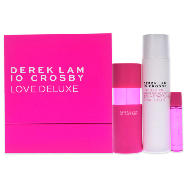 Derek Lam Love Deluxe Spring Women's Gift Set - 3 Pc EDP Spray, Fragrance Mist, and Travel Size Spray