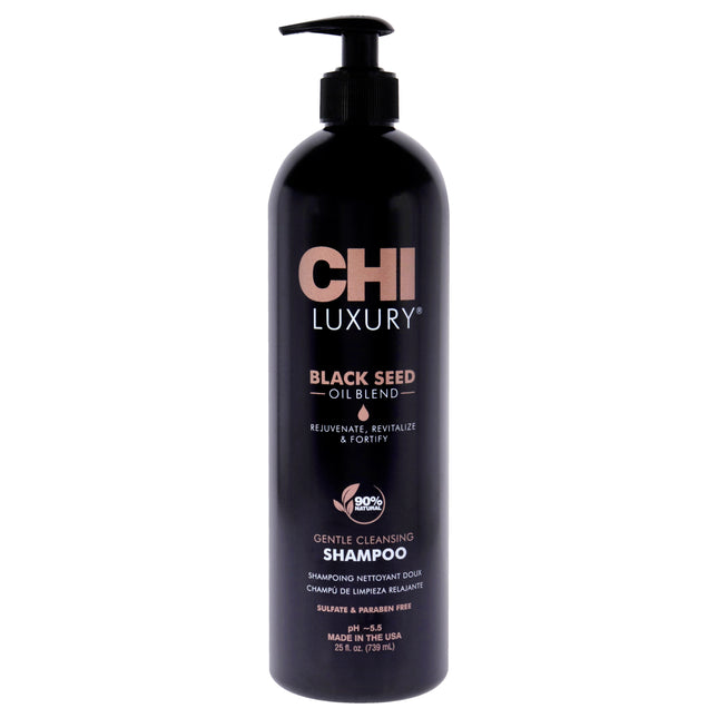Luxury Black Seed Oil Gentle Cleansing Shampoo by CHI - 25 oz Shampoo for Unisex