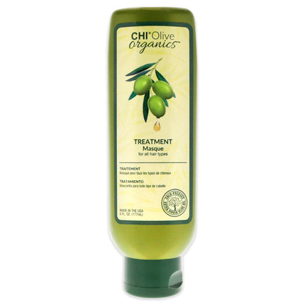 CHI Olive Organics Treatment Masque - Hydrating Hair Mask for Men and Women - 6 oz