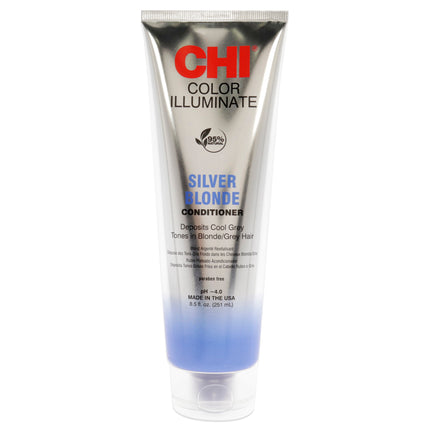 CHI Ionic Color Illuminate Conditioner in Silver Blonde - Unisex 8.5 oz Conditioner for Vibrant Hair Color