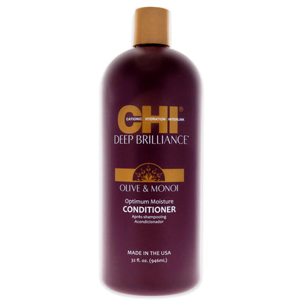 CHI Deep Brilliance Optimum Moisture Conditioner for Unisex - 32 oz Conditioner