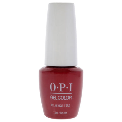 OPI GelColor - Tell Me About It Stud by OPI for Women - 0.25 oz Nail Polish for Long Lasting, Chip-Free Color