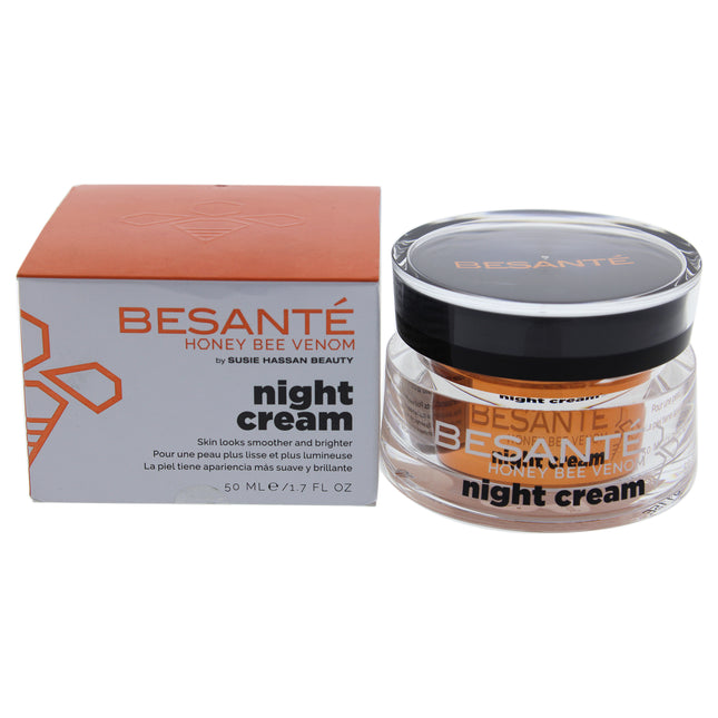 Susie Hassan Besante Night Cream for Women - Moisturizing and Hydrating 1.7 oz Cream