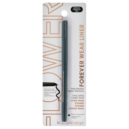 Flower Beauty Forever Wear Liner Long-Wear Eyeliner in FW4 Emerald for Women - 0.01 oz Eyeliner