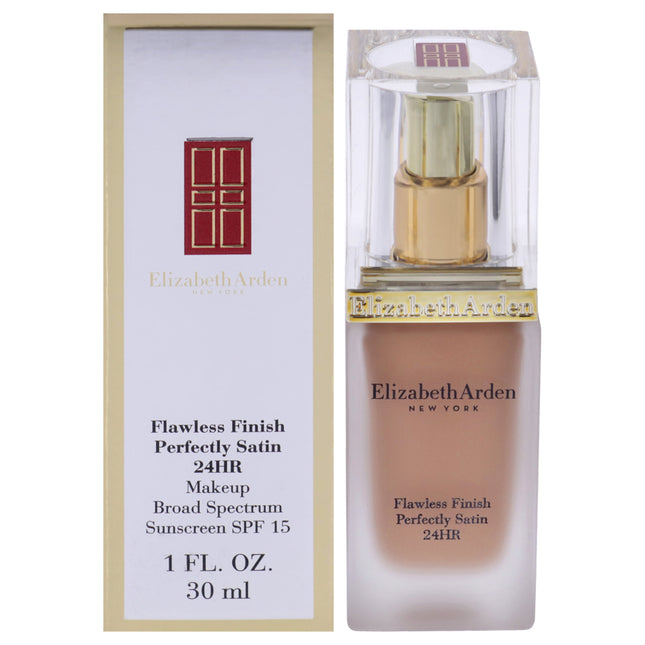 Elizabeth Arden Flawless Finish Perfectly Satin 24HR Makeup SPF 15 - 14 Caramel for Women 1 oz Foundation