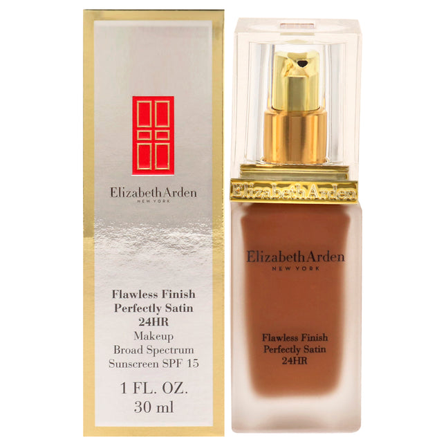 Elizabeth Arden Flawless Finish Perfectly Satin 24HR Makeup SPF 15 - 17 Cocoa for Women - 1 oz Foundation