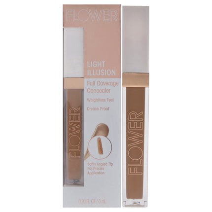 Flower Beauty Light Illusion Full Coverage Concealer in D2-3 Deep for Women - 0.20 oz Concealer