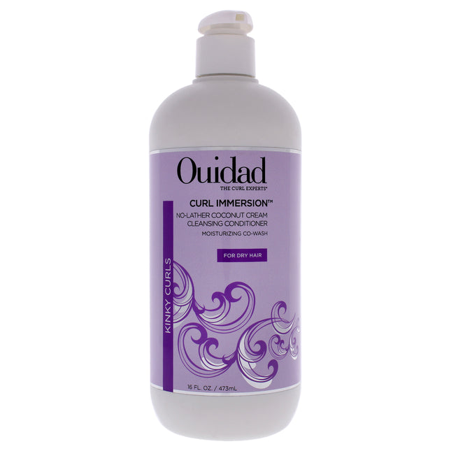 Ouidad Curl Immersion Coconut Cream Cleansing Conditioner - 16 oz Conditioner for Unisex