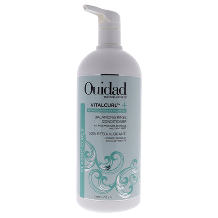 VitalCurl Plus Balancing Rinse Conditioner by Ouidad - 33.8 oz Conditioner for Unisex