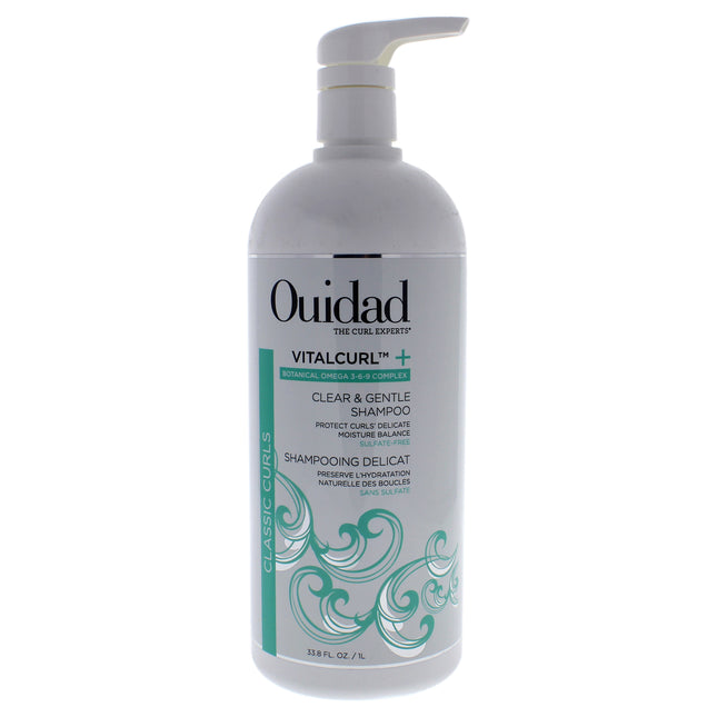 Ouidad VitalCurl Plus Clear and Gentle Shampoo - 33.8 oz for Unisex