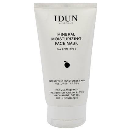 Idun Minerals Moisturizing Face Mask for Women - Hydrating Facial Treatment, 2.53 oz Mask