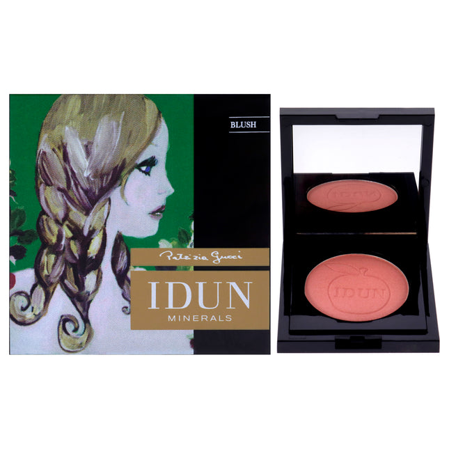 Idun Minerals Pressed Mineral Blush - 011 Smultron for Women - 0.18 oz Blush - Natural Cheek Color for Radiant Skin