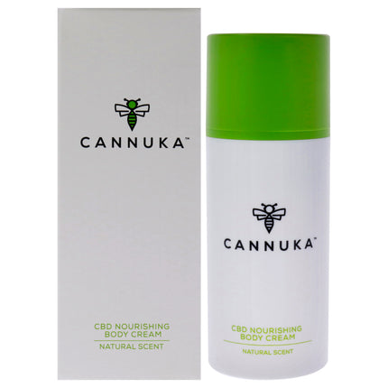 Cannuka CBD Nourishing Body Cream for Unisex - 3.2 oz Body Cream for Healthy, Hydrated Skin