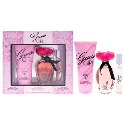 Guess Girl by Guess for Women 3 Pc Gift Set - EDT Spray, Body Lotion Included