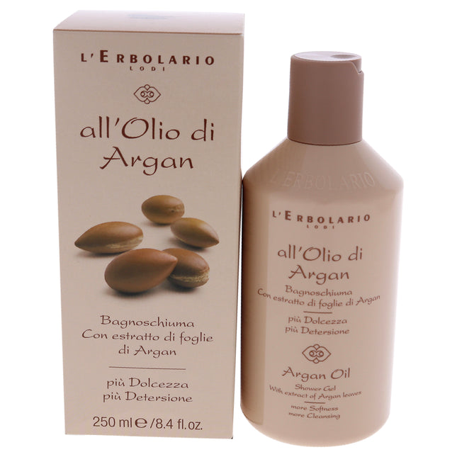 LErbolario Argan Oil Shower Gel for Unisex - 8.4 oz Refreshing Body Wash
