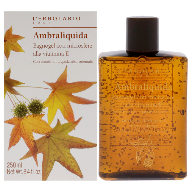 LErbolario Bath Gel with Vitamin E Micro-Spheres 8.4 oz - Shower Gel for Unisex