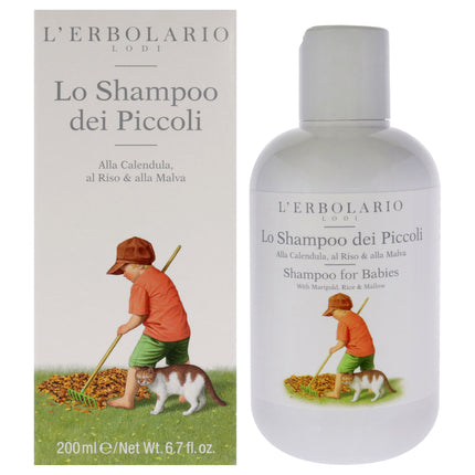 Gentle Shampoo For Babies by LErbolario for Kids - 6.7 oz Bottle