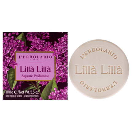 LErbolario Perfumed Soap - Lilac Lila for Unisex - 3.5 oz Soap