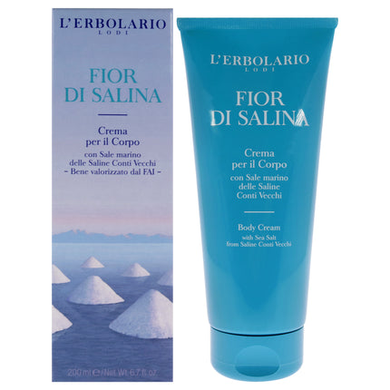 Luxurious Fior Di Salina Body Cream by LErbolario - 6.7 oz Unisex Body Cream
