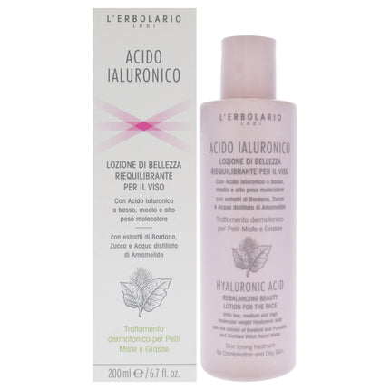 LErbolario Hyaluronic Acid Rebalancing Beauty Lotion for Unisex - 6.7 oz Lotion