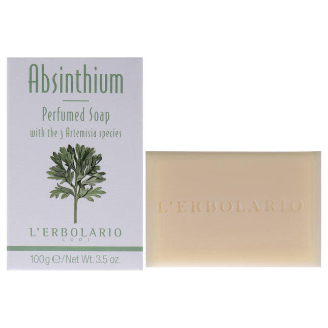 LErbolario Perfumed Bar Soap - Absinthium for Unisex - 3.5 oz - Aromatic Bathing Experience